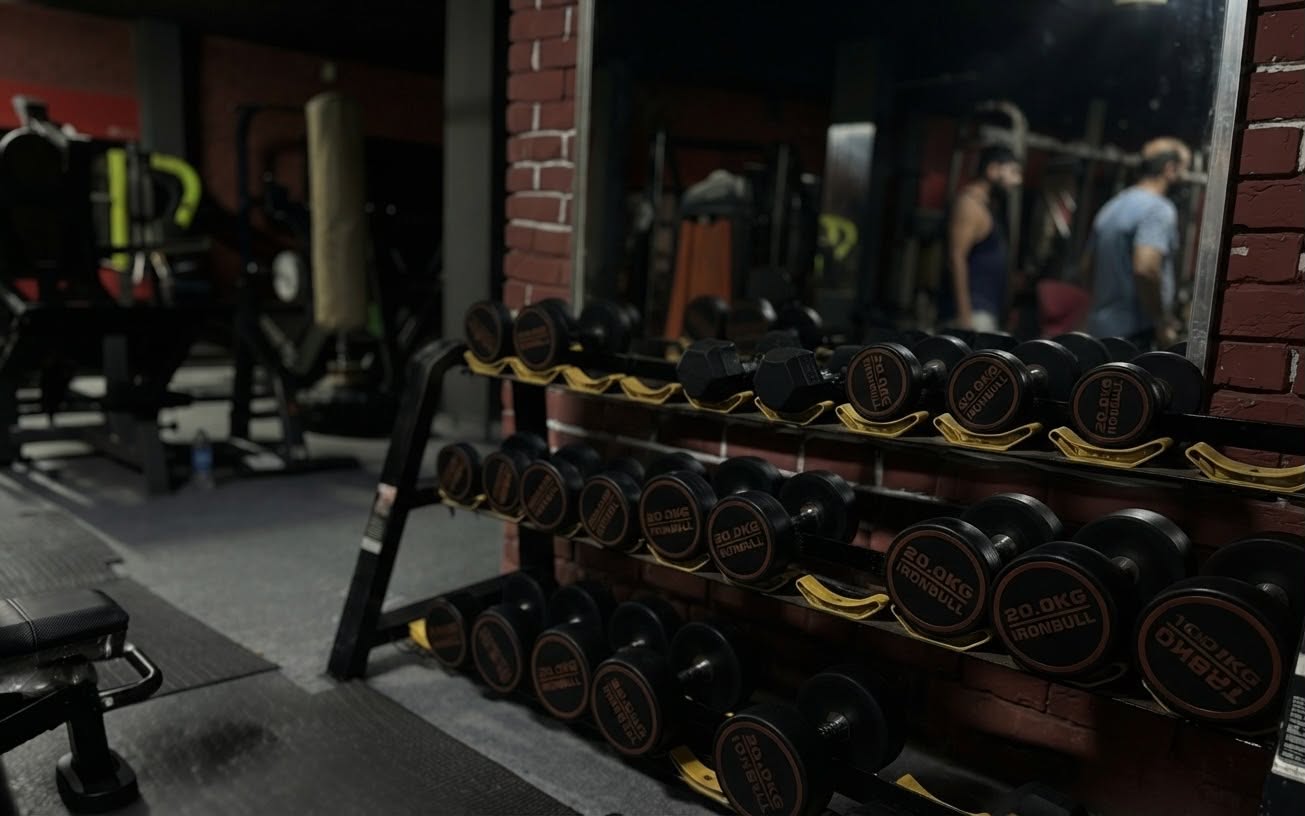 Olympus Gym dumbbell rack