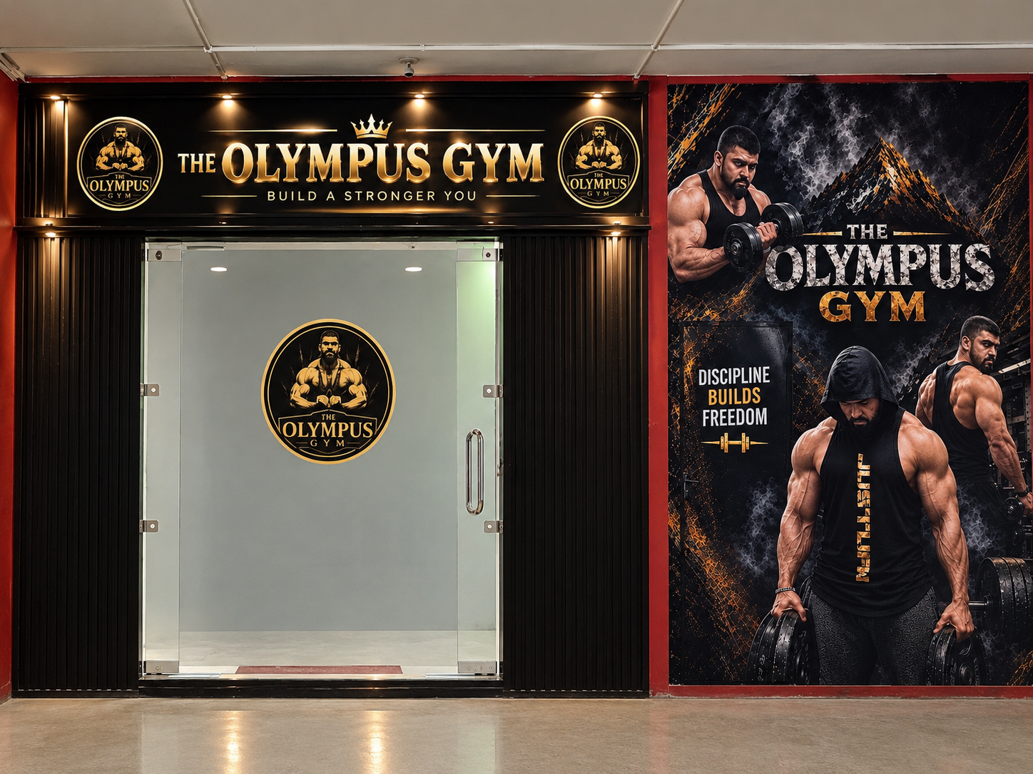 Olympus Gym entrance