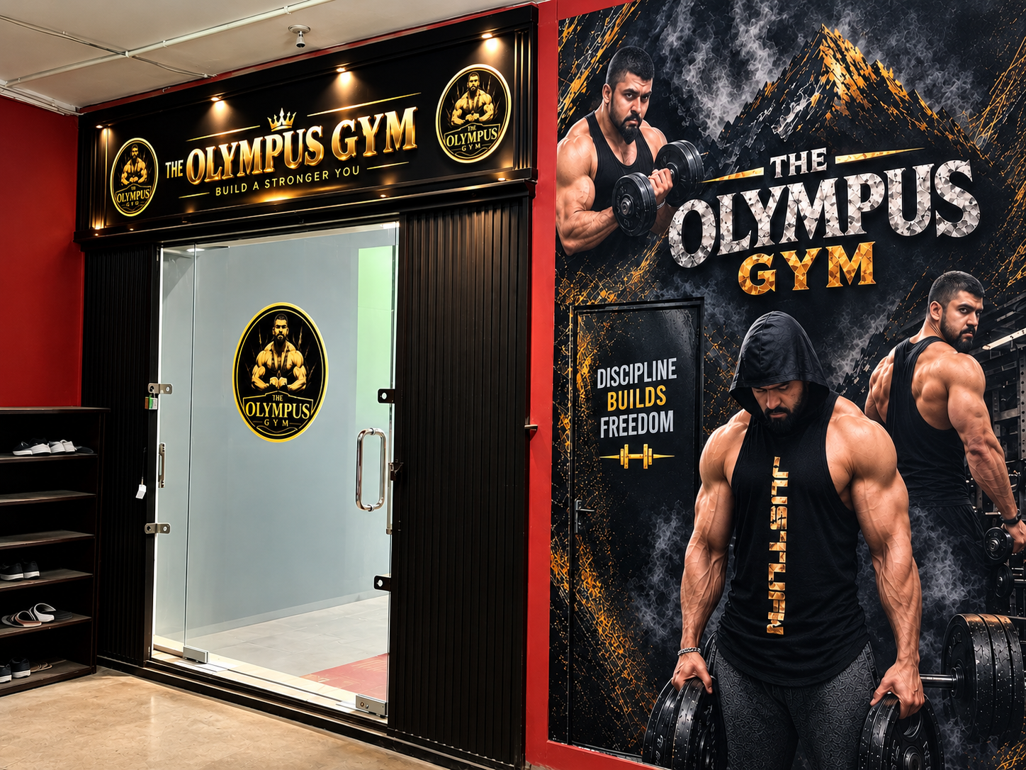 Olympus Gym entrance